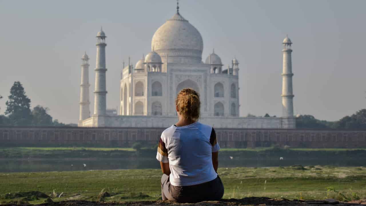 Taj Mahal en india, roaming
