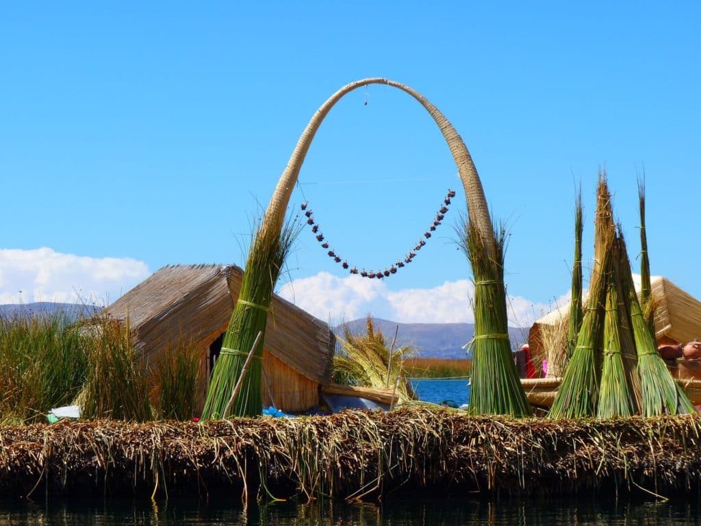 Quili y Totora.Isla de los Uros.Lago Titicaca.Puno.Perú. 