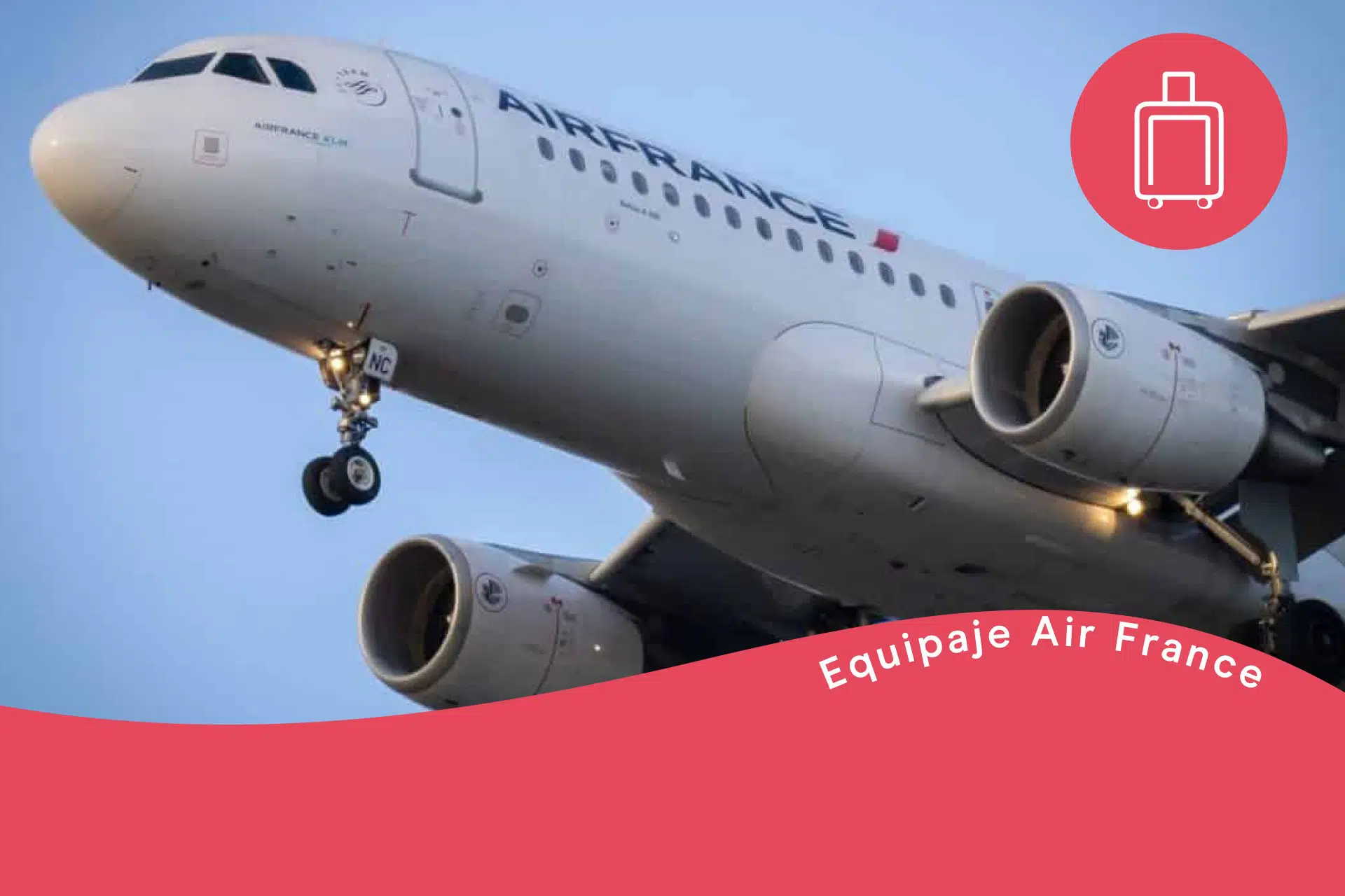 con Air France:medidas, objetos permitidos, y cómo facturar