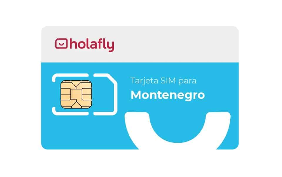 Tarjeta SIM de datos de Holafly para Montenegro
