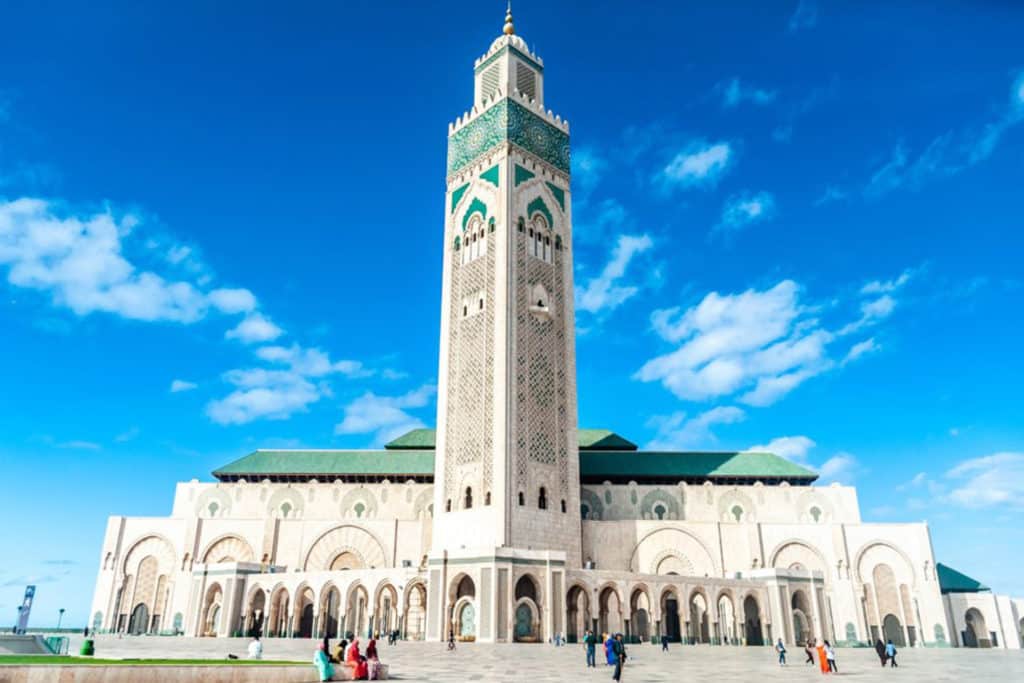 Viajar por libre y visitar la Mezquita Hassan II, Marruecos