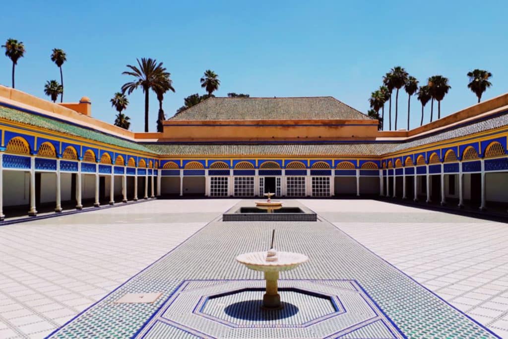 Visitar el palacio de la Bahía en Marrakech, Marruecos, viajar por libre