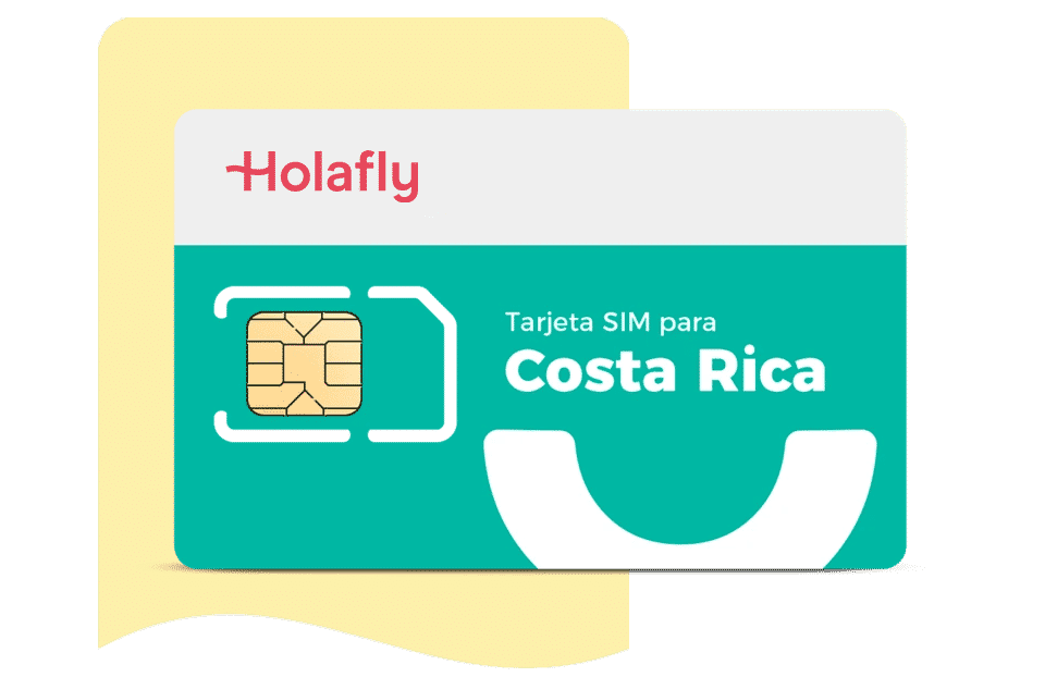 Tarjeta SIM de datos para Costa Rica de Holafly, datos móviles, internet
