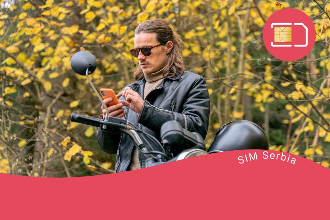 Viaja a Serbia en moto con una tarjeta SIM