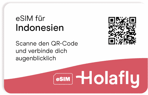 Die Prepaid eSIM mit Datentarif für Indonesien von Holafly