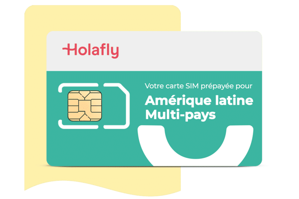 Carte SIM prépayée Amérique Latine Holafly, carte sim internationale