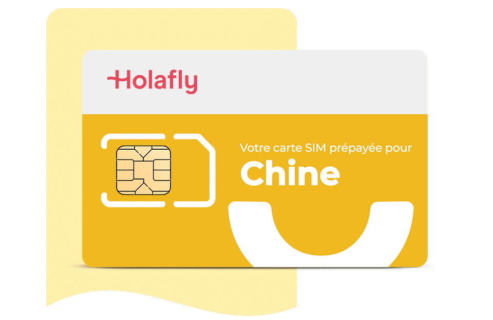 Carte SIM prépayée Chine Holafly, carte sim internationale