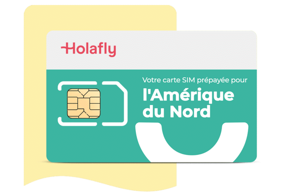 Carte SIM prépayée Amérique du Nord Holafly, carte SIM internationale