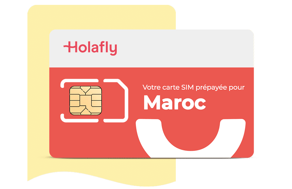Carte SIM prépayée Maroc Holafly, carte sim internationale
