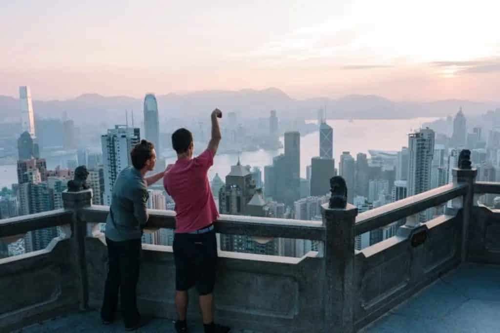 Victoria peak à Hong Kong carte prépayée Hong Kong