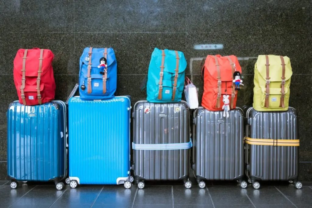 5 valises en soute et 5 sac à dos pour voyager au mexique, valise mexique