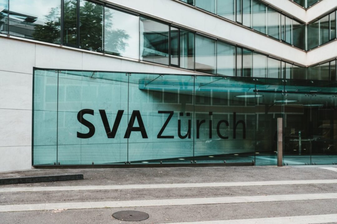 bâtiment financier à Zurich en Suisse