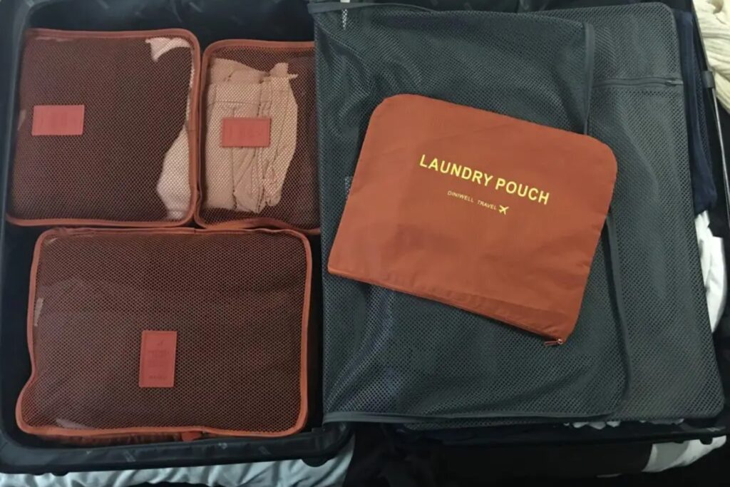 cudes de rangement pour une valise cabine pour voyager